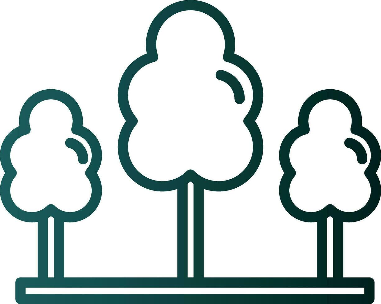 diseño de icono de vector de árbol