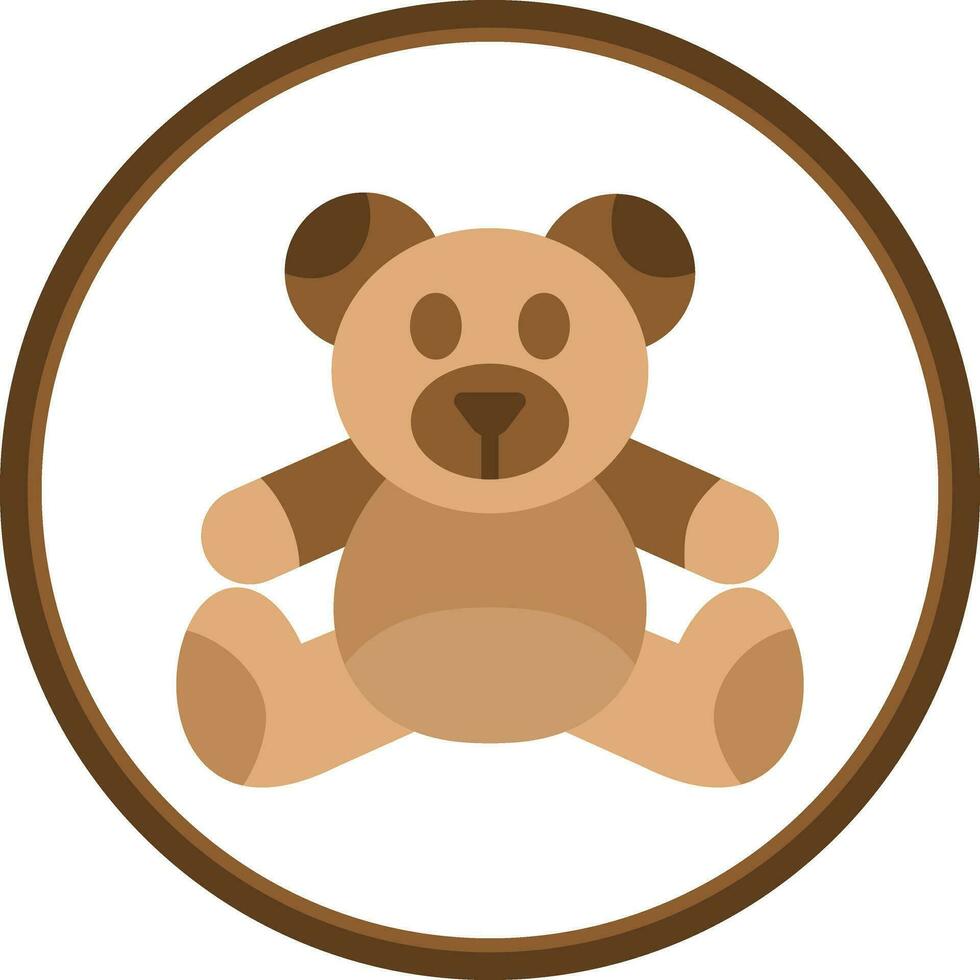 diseño de icono de vector de oso