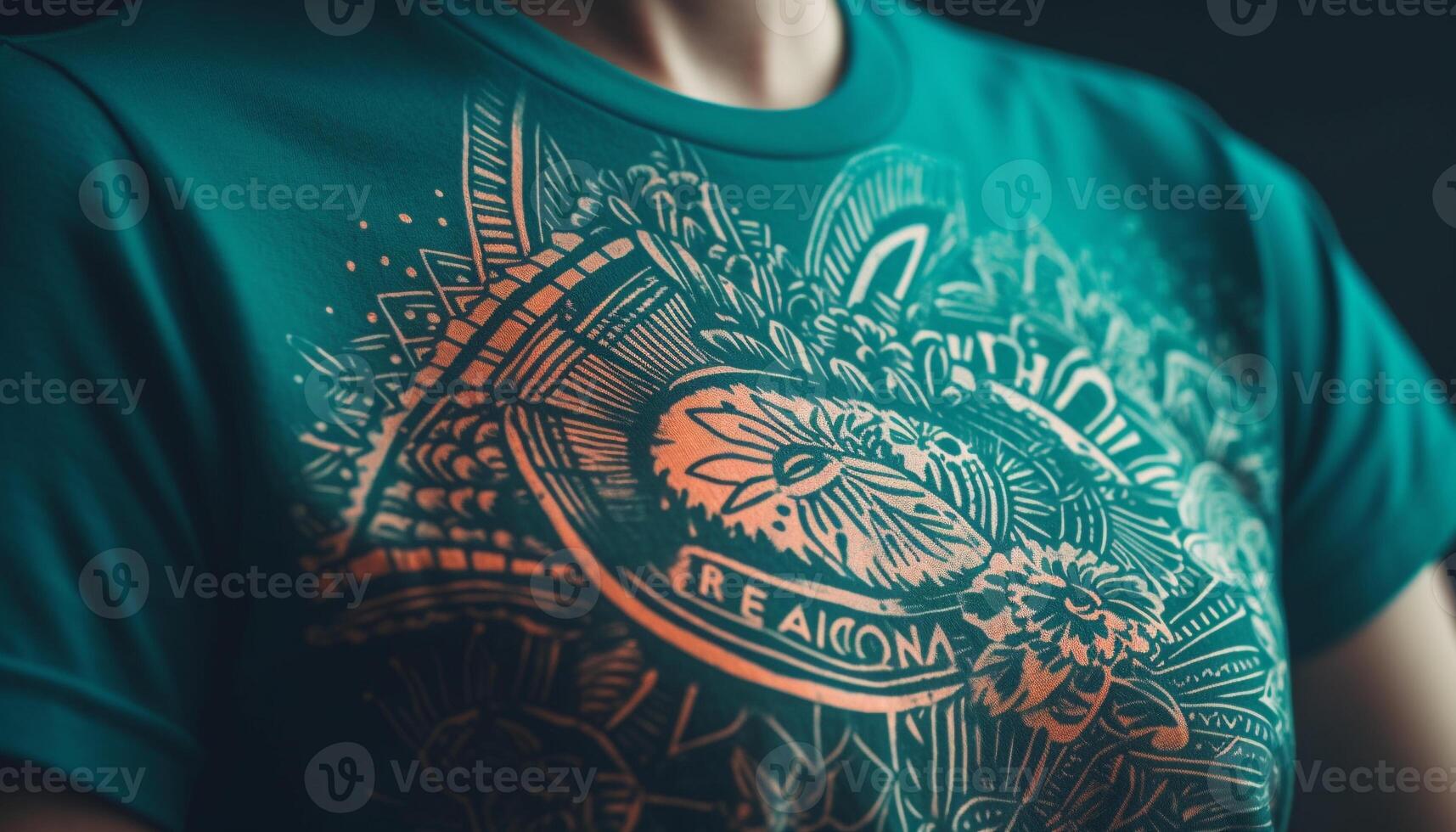 Creative handcrafted textile design symbolizes modern elegance generated by AI photo