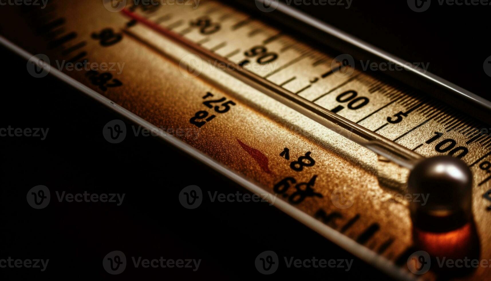 termómetro medidas calor, enfermedad tratamiento un éxito generado por ai foto