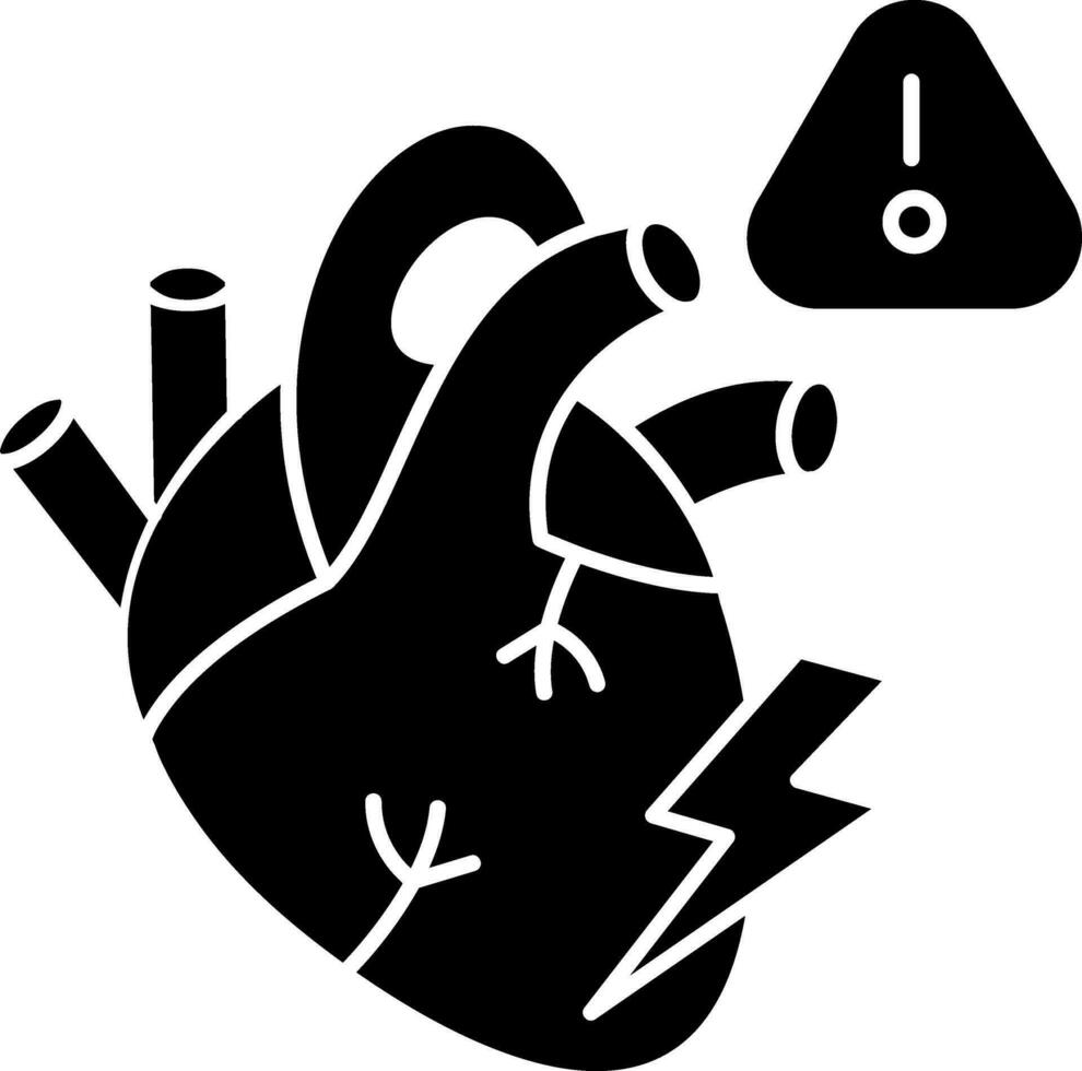 Heart attack Vector Icon Design