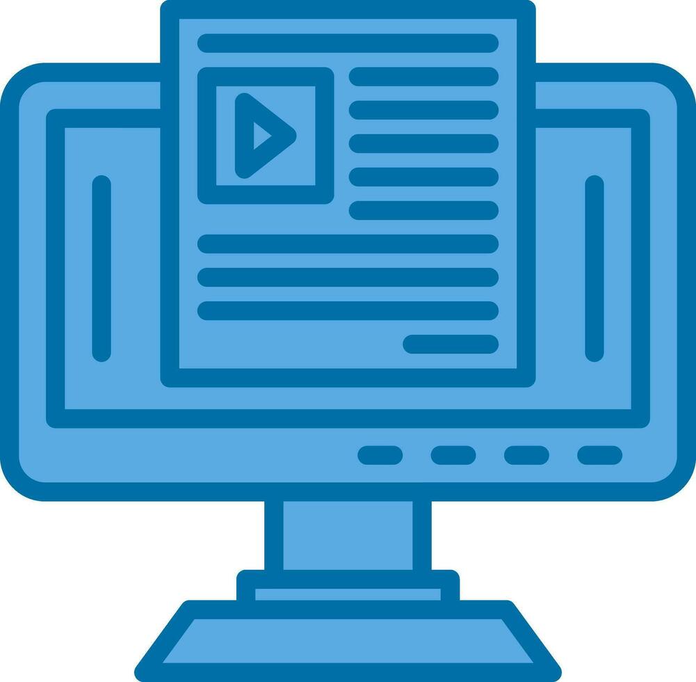 Blogging Vector Icon Design