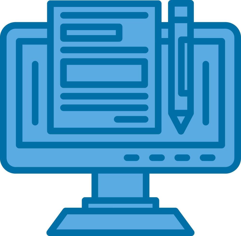 Blogger Vector Icon Design