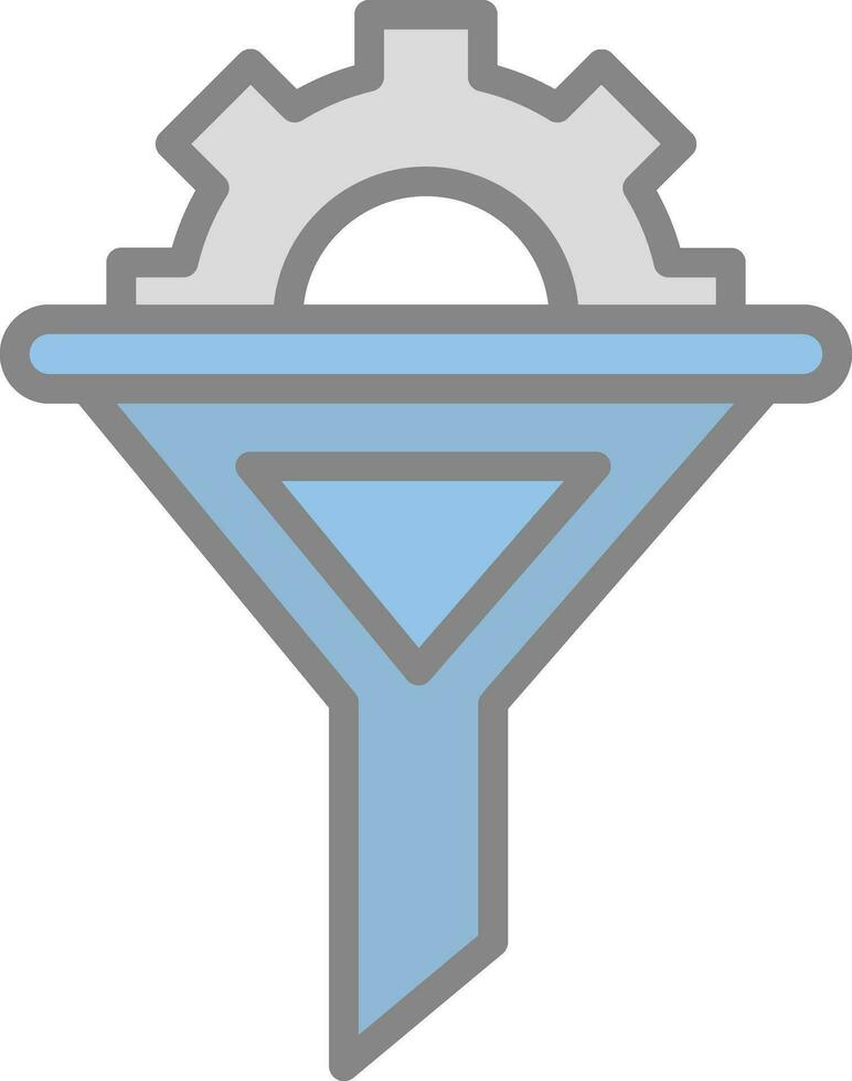 diseño de icono de vector de embudo