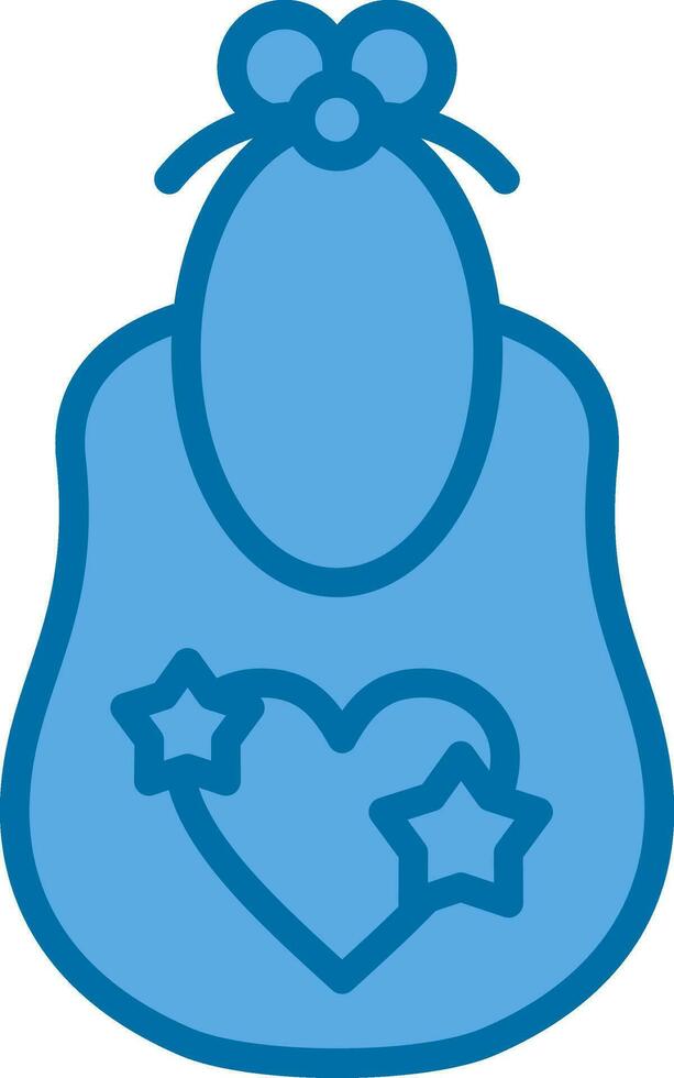 Baby bib Vector Icon Design