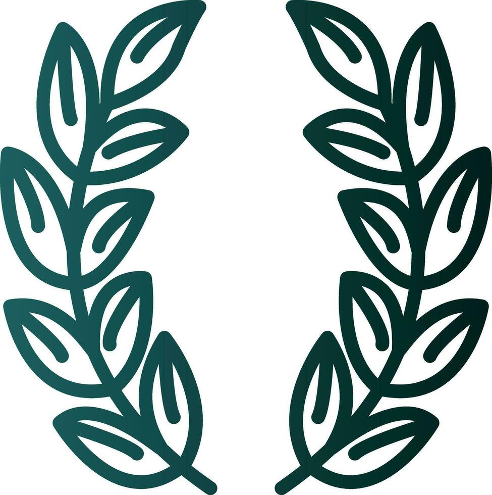 Laurel Vector Icon Design