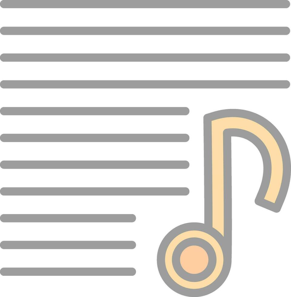 Playlist Vector Icon Design