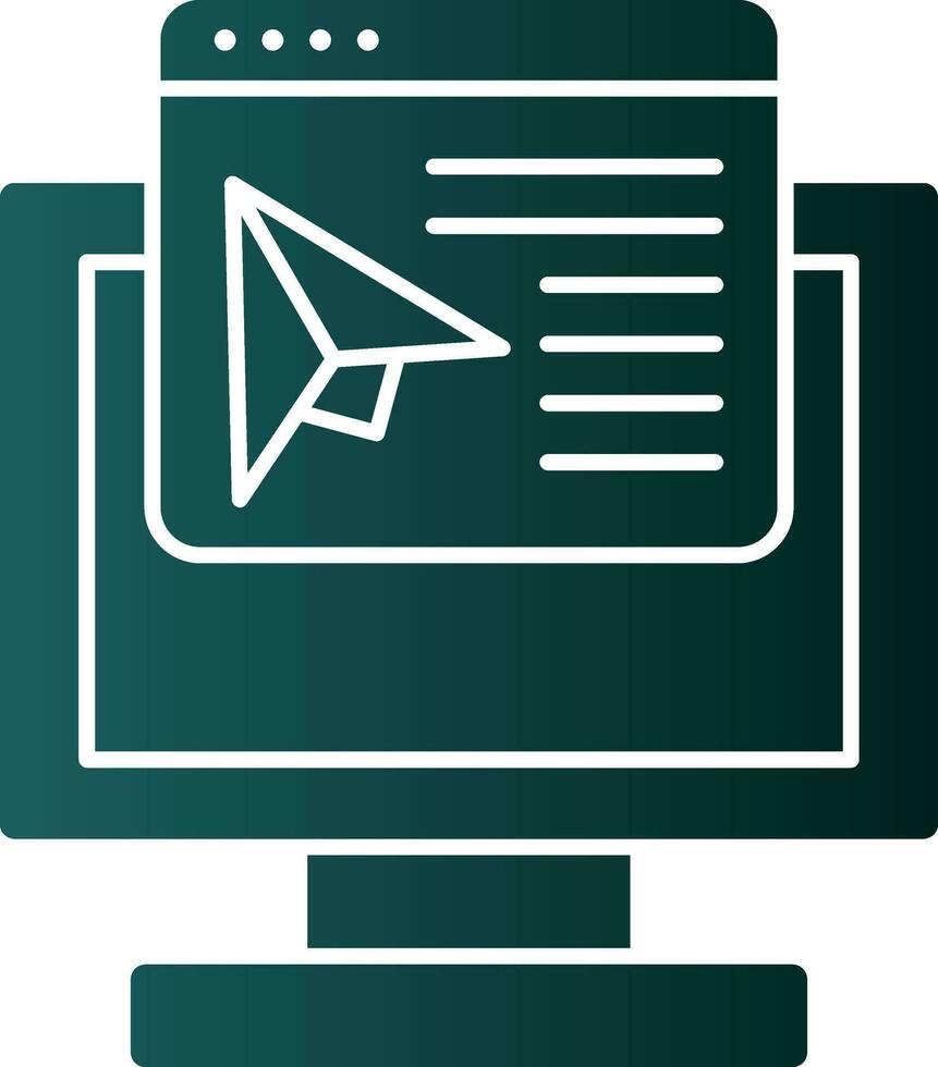 Landing page Vector Icon Design