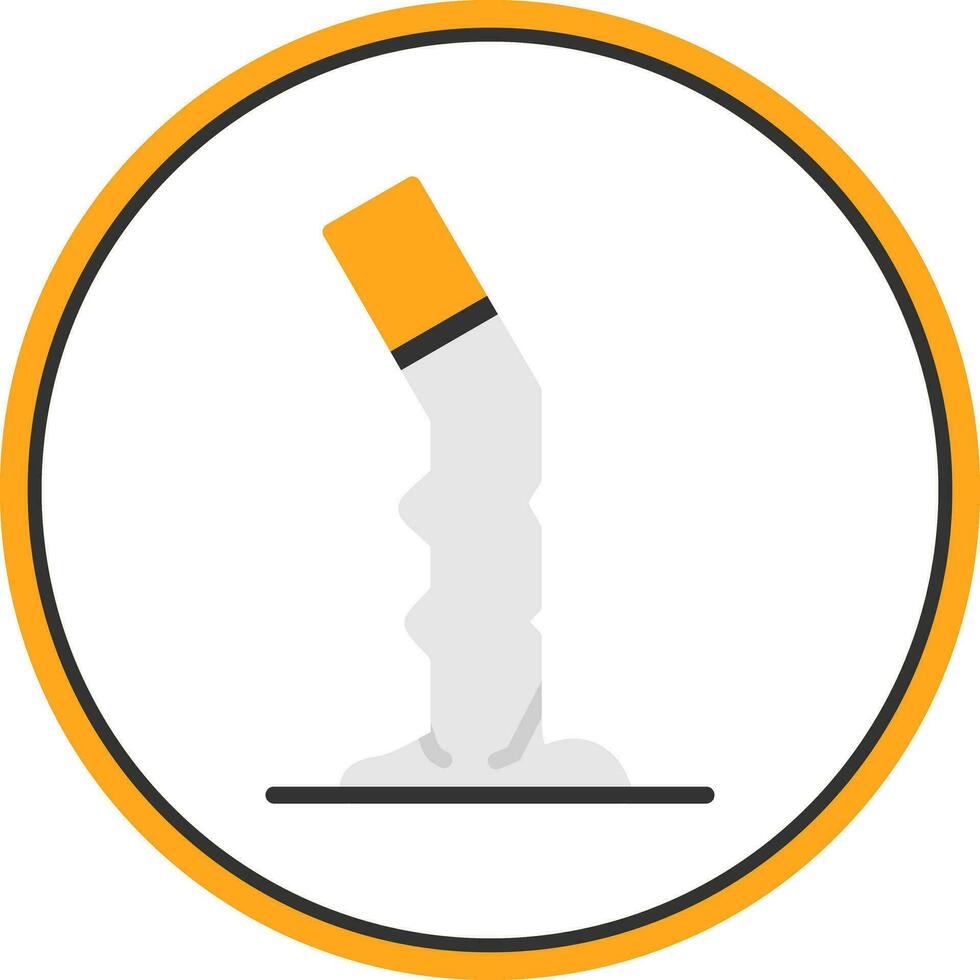 Cigarette butt Vector Icon Design