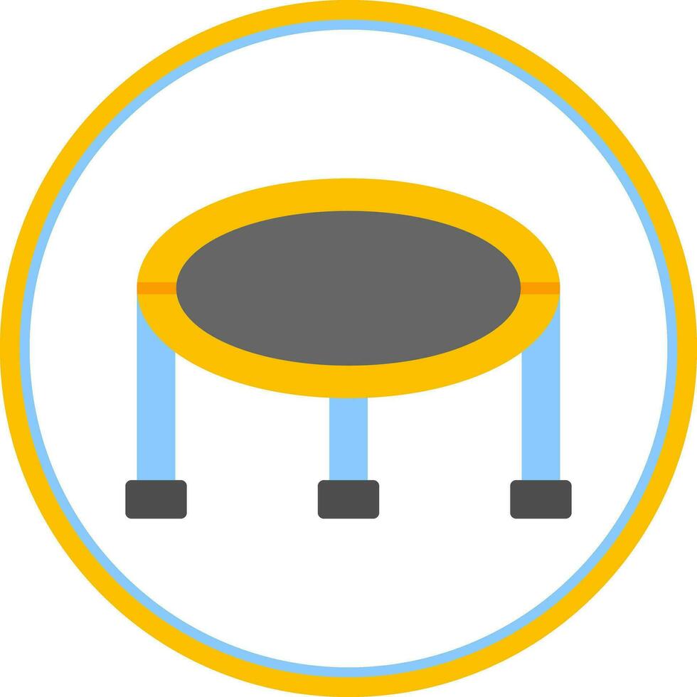 Trampoline Vector Icon Design