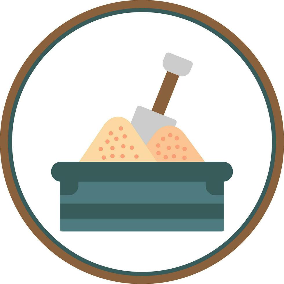 Sandbox Vector Icon Design