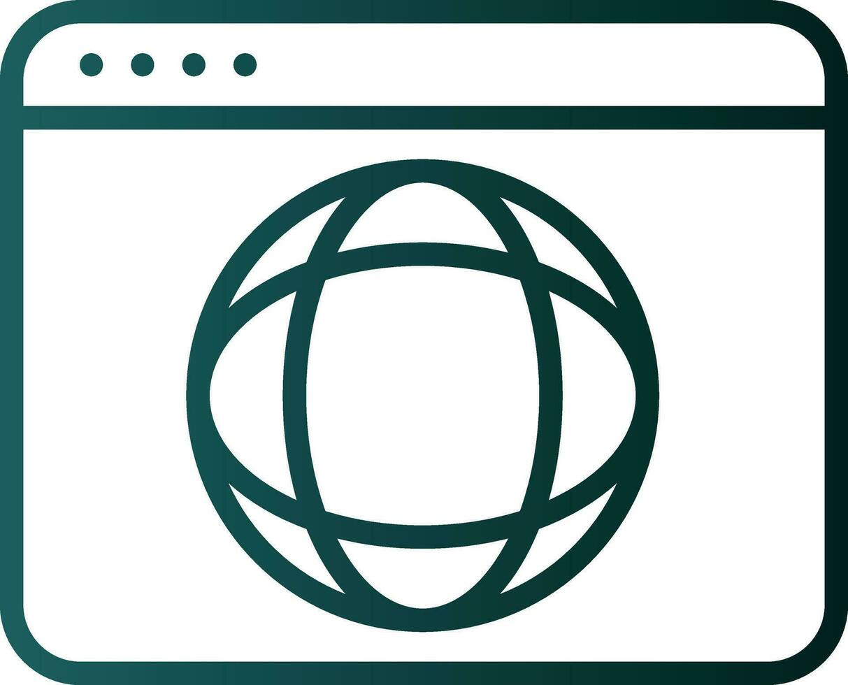 Browser Vector Icon Design