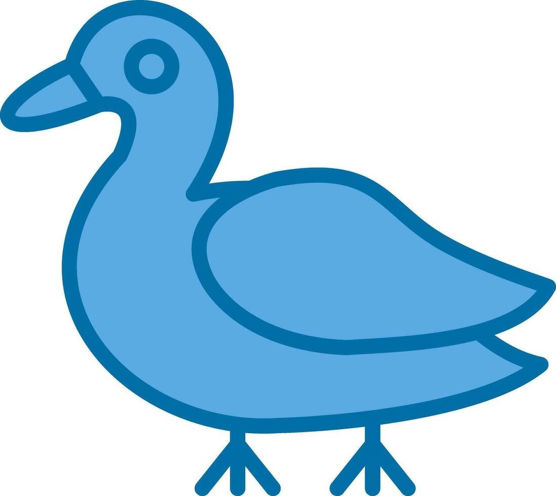 Pato vector icono diseño