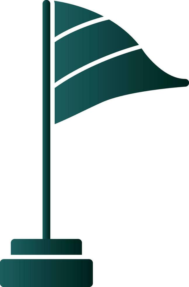 Wind flag Vector Icon Design