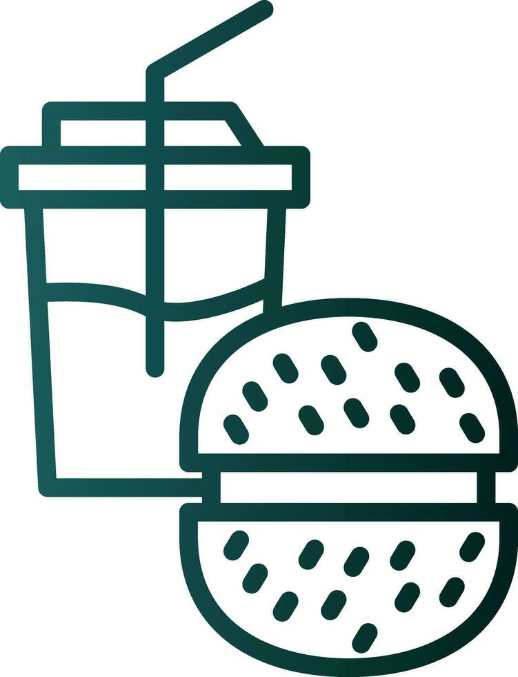 rápido comida vector icono diseño