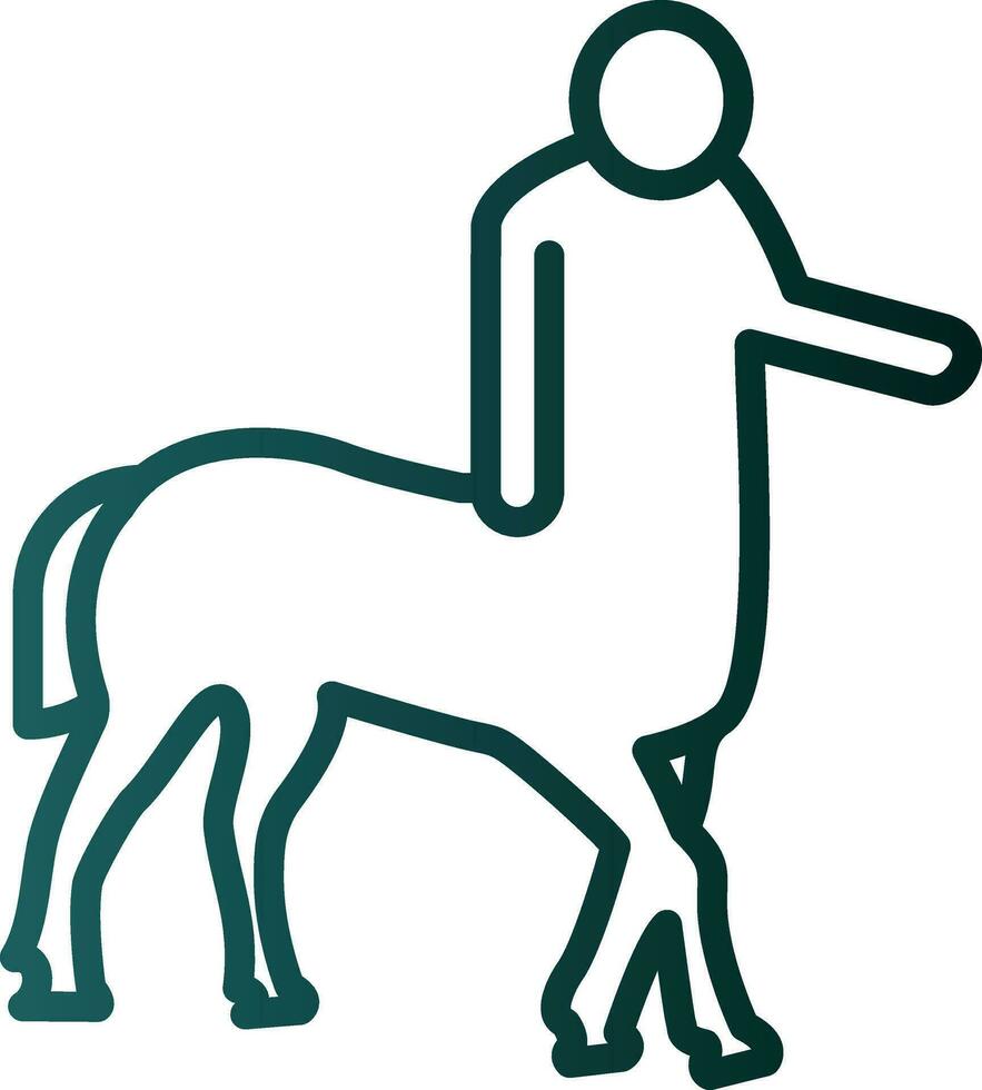 Centaur Vector Icon Design