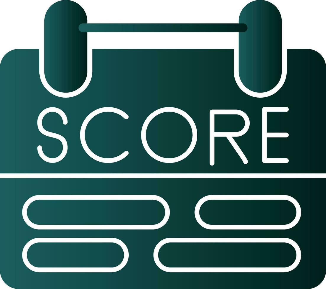 Scoring Vector Icon Design