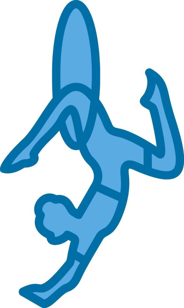 Trapeze artist Vector Icon Design