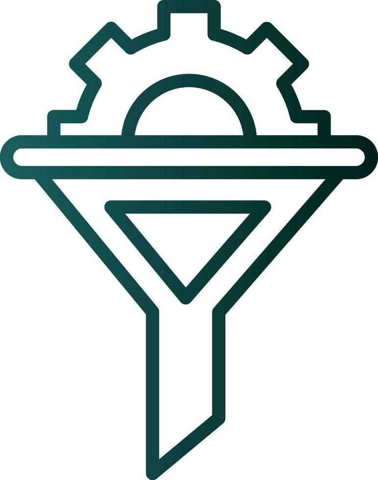 Funnel Vector Icon Design