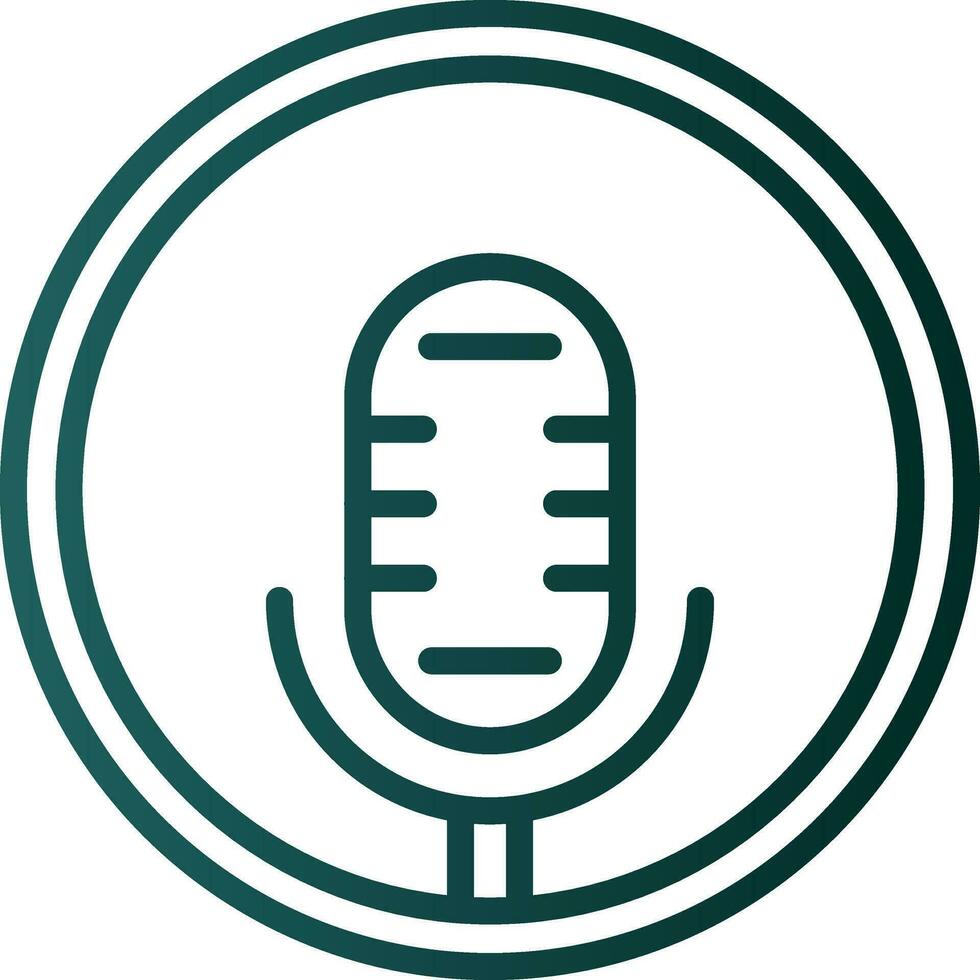 Podcast Vector Icon Design