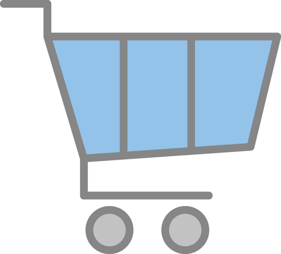 Trolley Vector Icon Design