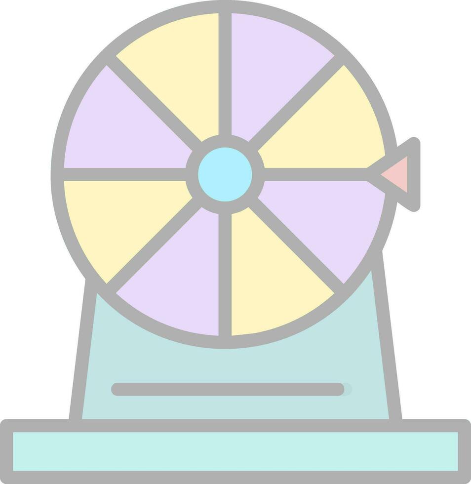 Wheel of fortune Vector Icon Design