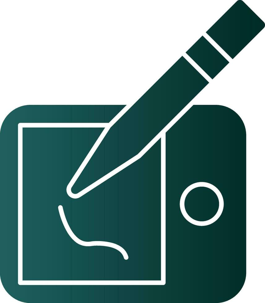 Drawing tablet Vector Icon Design