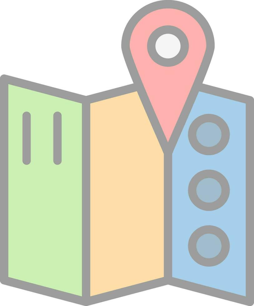 Map Vector Icon Design