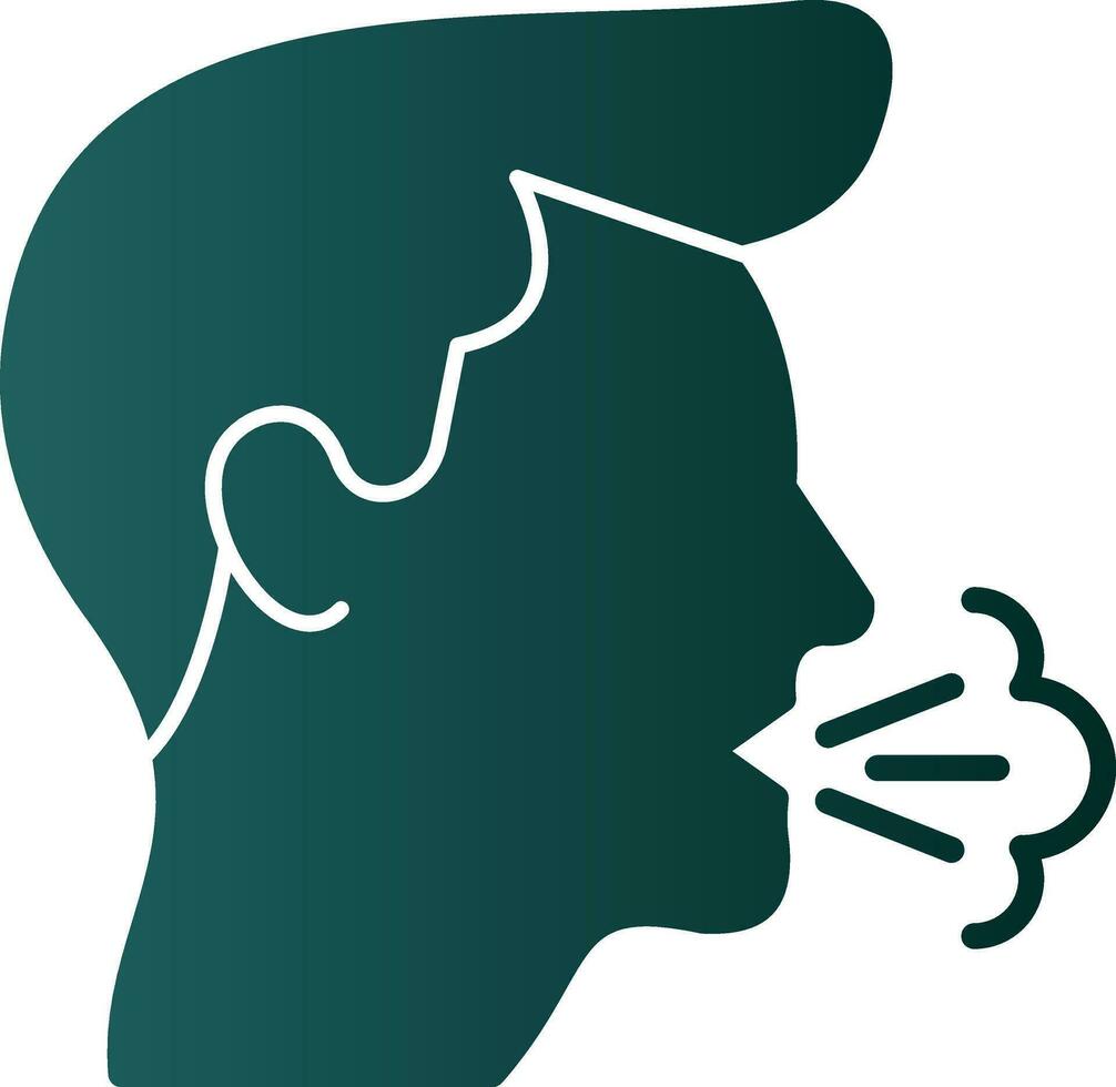 Cough Vector Icon Design