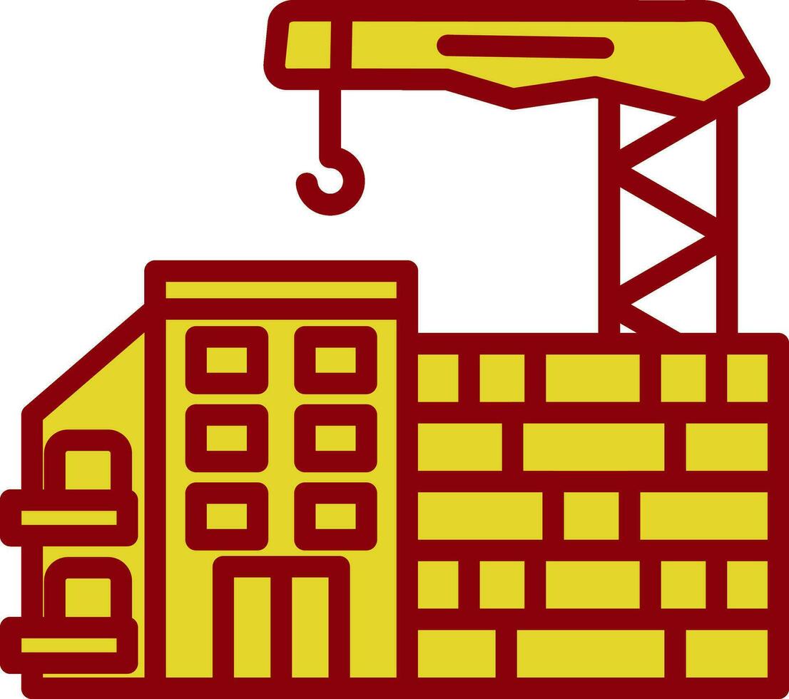 Construction site Vector Icon Design