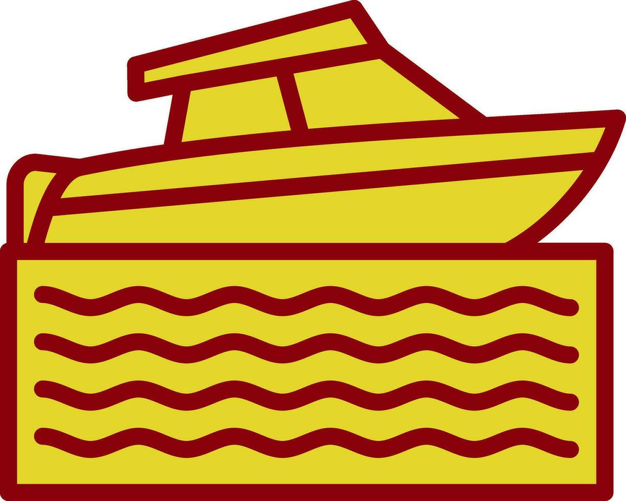 Speed boat Vector Icon Design