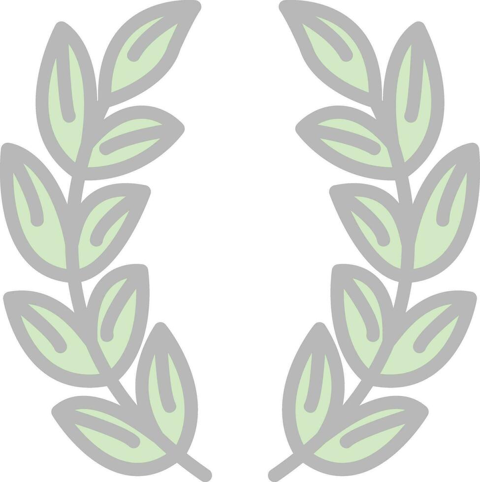 Laurel Vector Icon Design
