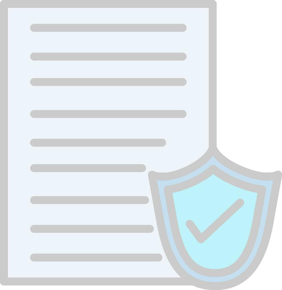 File protection Vector Icon Design