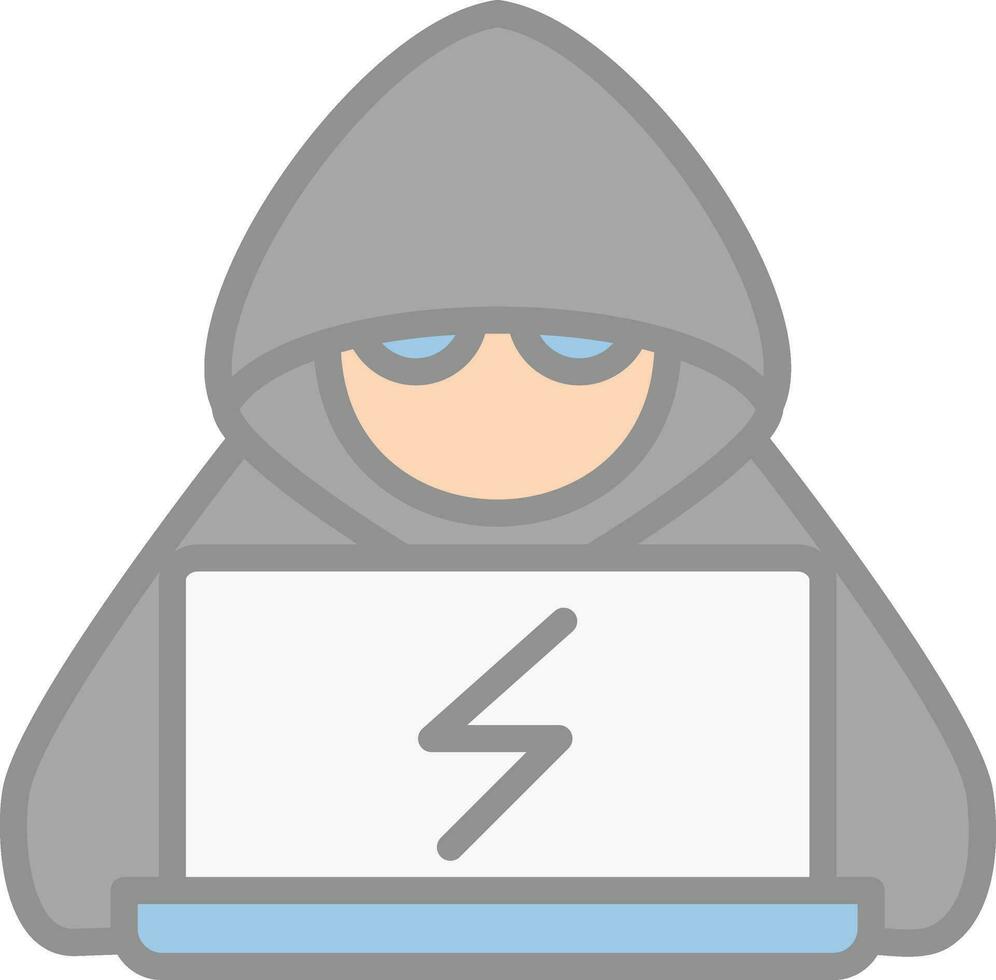 Hacker Vector Icon Design