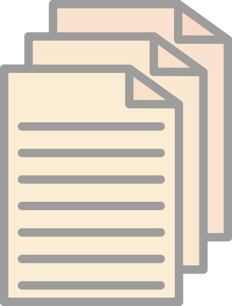 Document Vector Icon Design