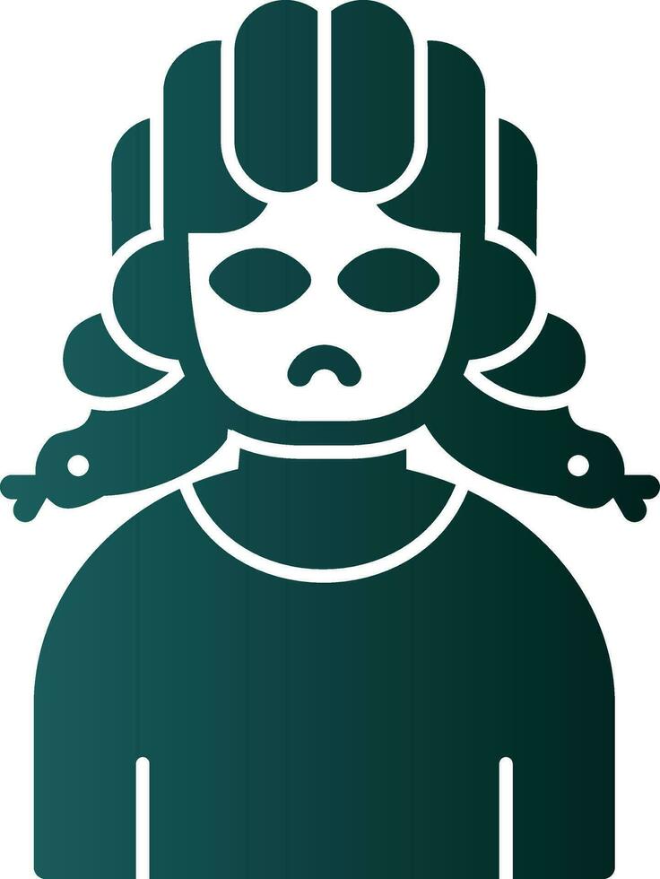Medusa Vector Icon Design