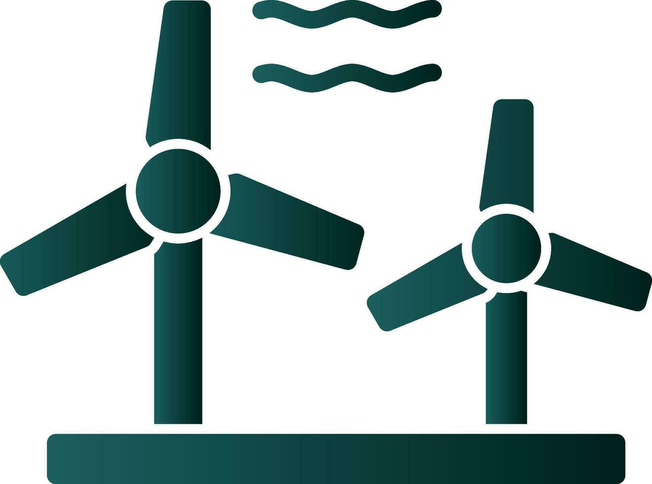 Wind sign Vector Icon Design