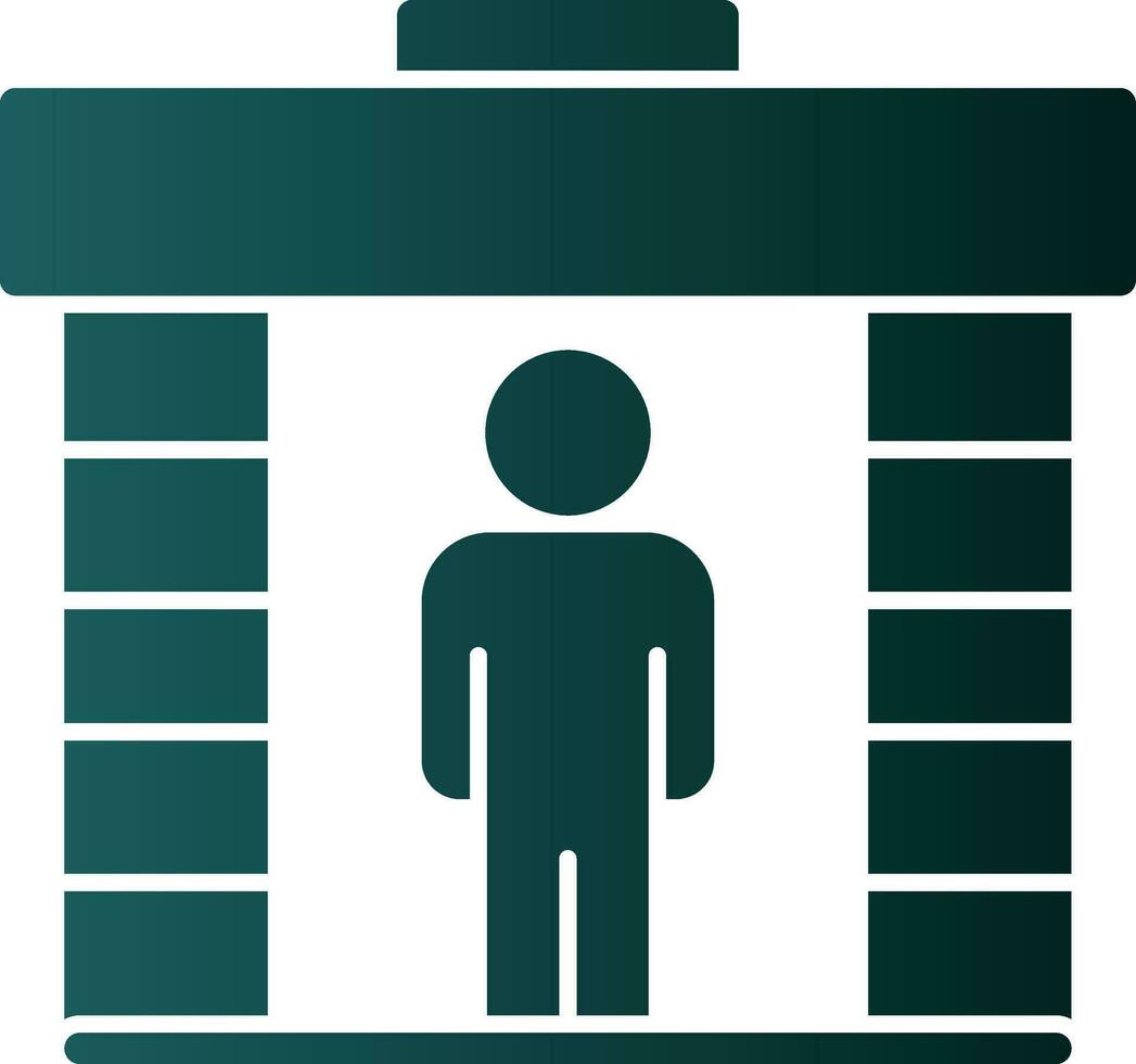 Metal detector Vector Icon Design
