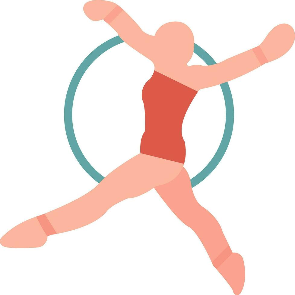 Trapeze artist Vector Icon Design