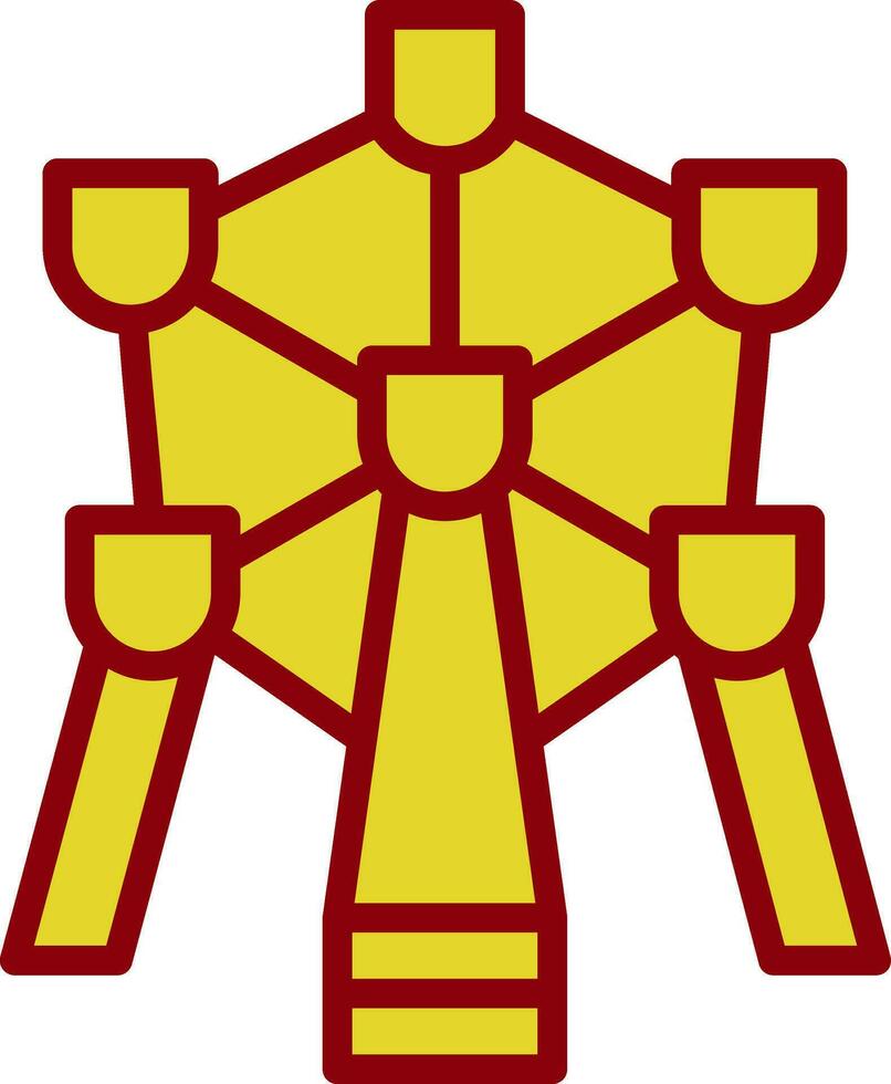 Atomium Vector Icon Design