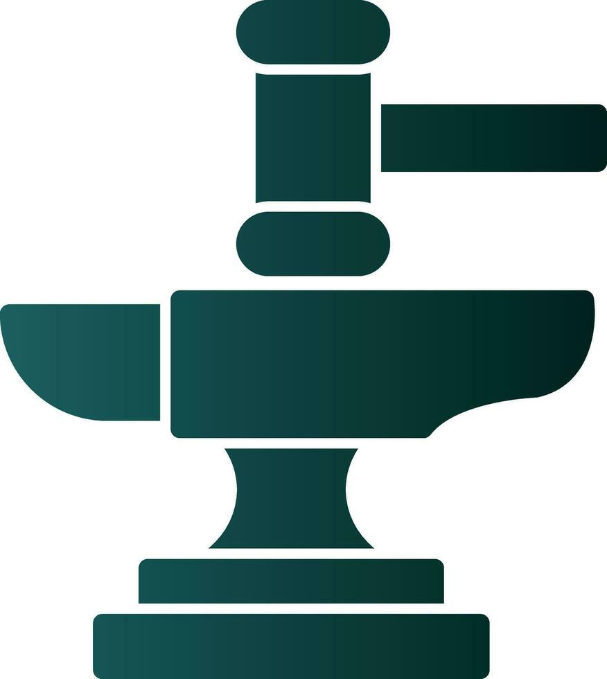 Anvil Vector Icon Design