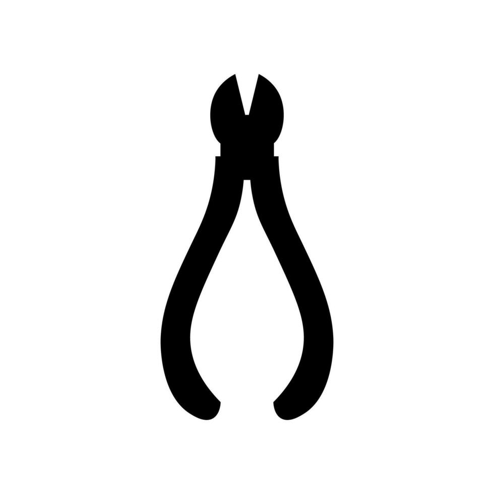 Wire cutters black silhouette 25126305 Vector Art at Vecteezy