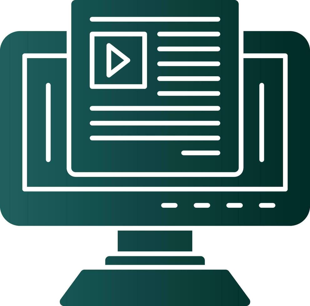 Blogging Vector Icon Design
