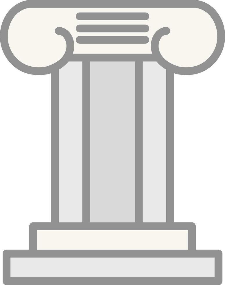 diseño de icono de vector de columna