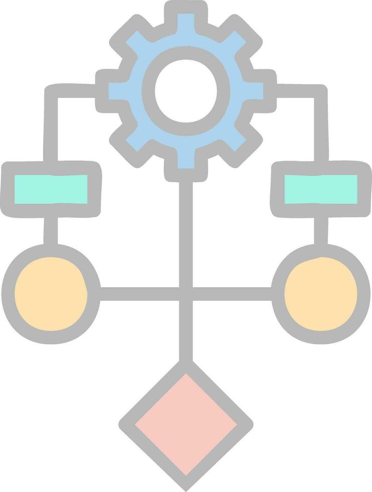 Algorithm Vector Icon Design