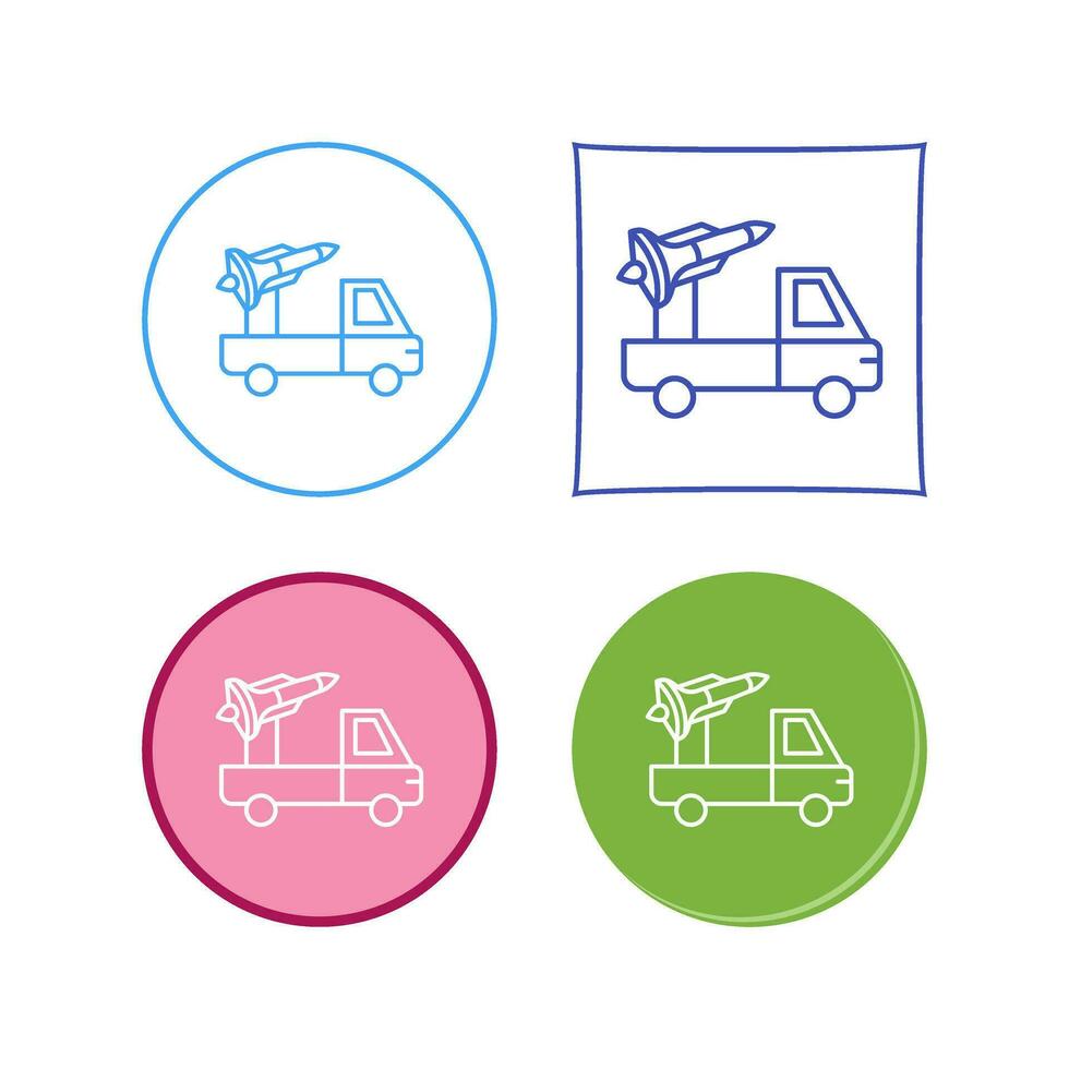 Missile Truck Vector Icon