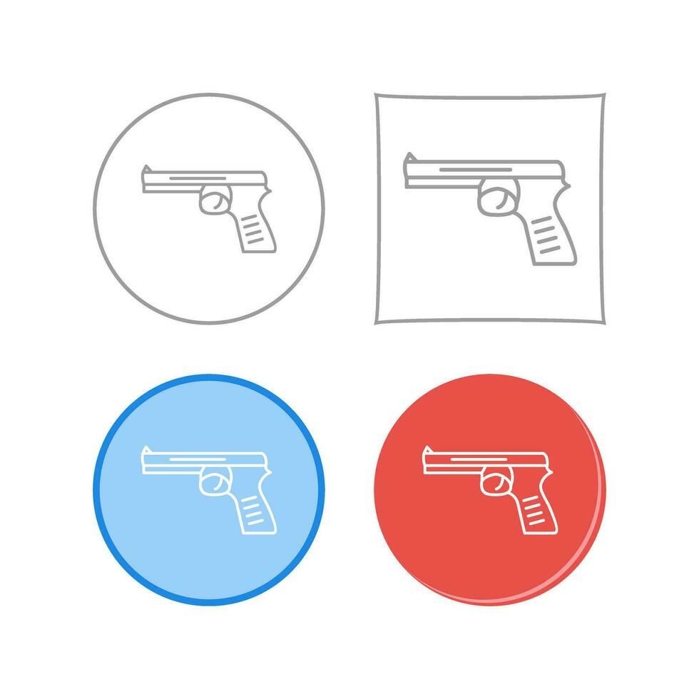 Unique Pistol Vector Icon