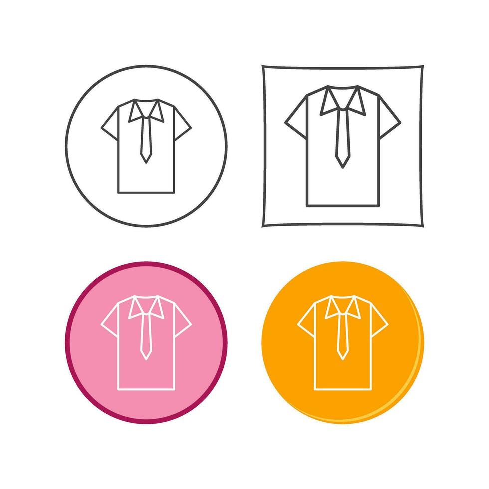 Shirt and Tie Vector Icon