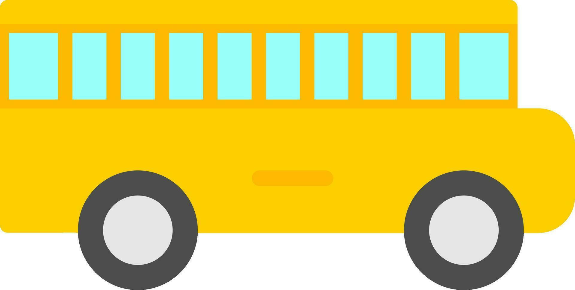 School bus Vector Icon Design