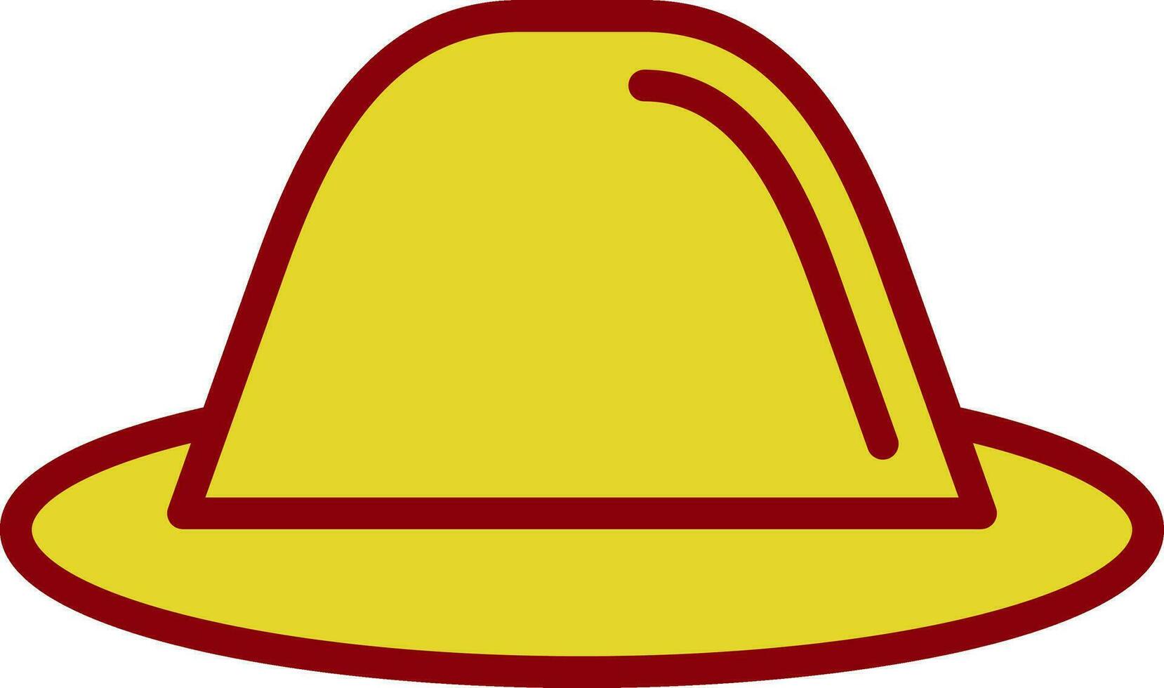 diseño de icono de vector de sombrero